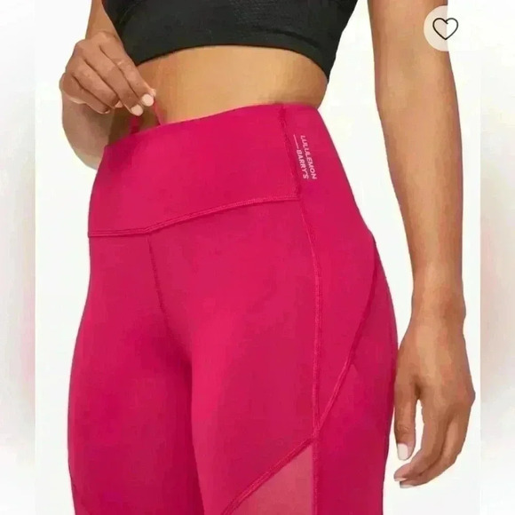 LULULEMON x BARRYS Stronger As One Tight 25" Size 4 Ruby Red - Picture 4 of 12